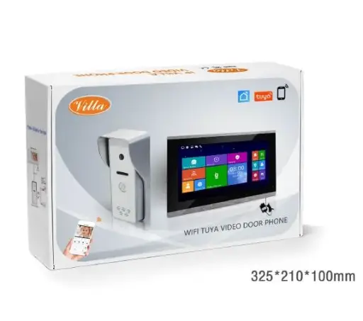 10.1 inch IP Villa Kit Mobile WiFi Tuya + Smart Life App
