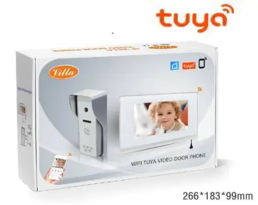 [REED-IP-M72T TUYA ＋ REED-IP-P4] 7 inch IP Villa Kit Mobile WiFi Tuya + Smart Life App