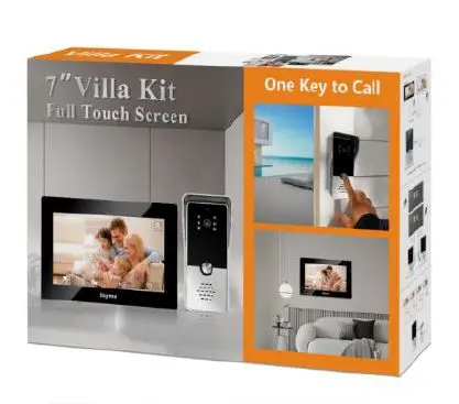4 Wire 7 Inch Analog Villa Complete Kit