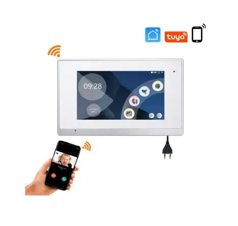 7 inch IP Indoor Monitor + Full Touchscreen