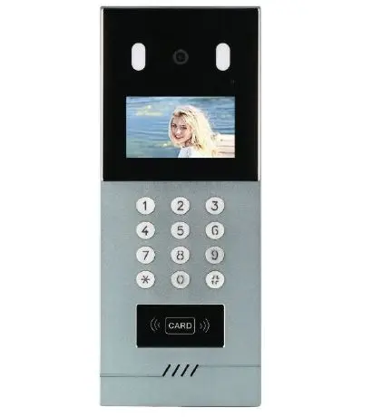 4.3 Inch Analog Multi-Apartment Outdoor Station with Press Button
